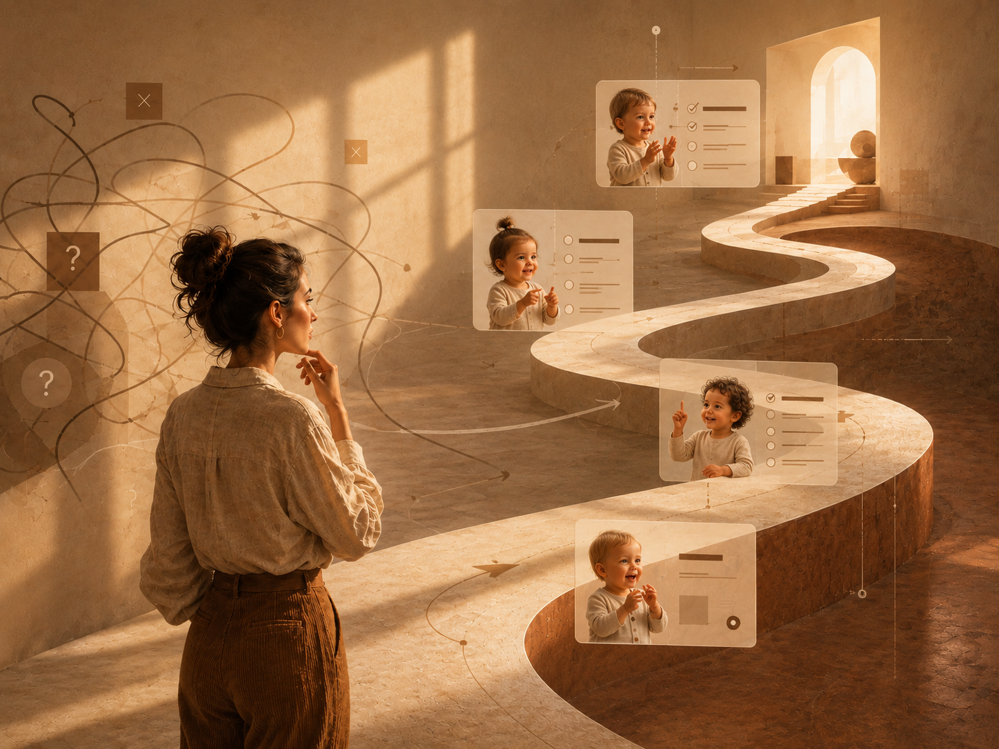 Parcours et cheminement Bambinets